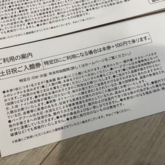 豊島園　庭の湯　土日祝　ご入館券　2枚　バーデ　天然温泉の画像