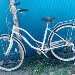 26インチ 自転車 6段ギア付きの画像