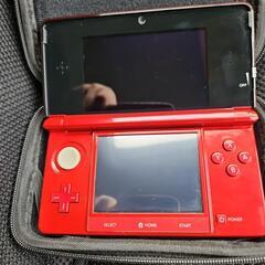 ニンテンドー3DS フレアレッド＋ケースの画像