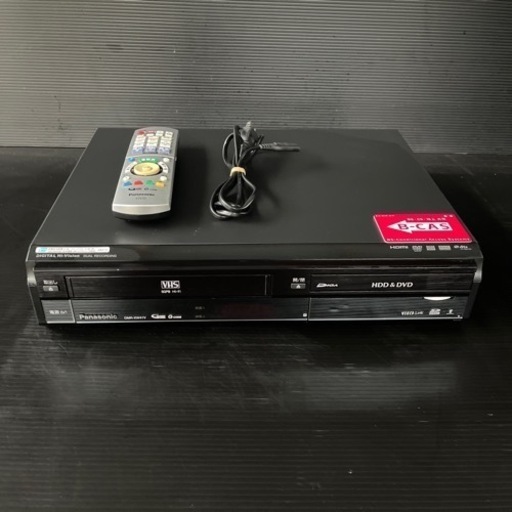 【美品・動作品】上位機種 Panasonic DIGA 【DMR-XW41V】 大容量500GB、VHS一体型DVD レコーダー 2007年製　【超希少】