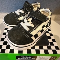 Vans バンズ　キッズスニーカー　ブラック　14.0cm
