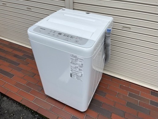 美品★2023年製★Panasonic パナソニック 全自動電気洗濯機 5.0kg NA-F5B1 槽カビ予防 ビッグウェーブ洗浄