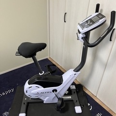 美品　アルインコ　エアロバイク(白)