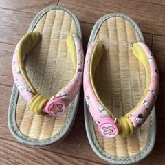 無料　雪丸　草履　ピンク色