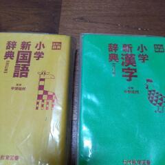 国語辞典　漢字辞典の画像