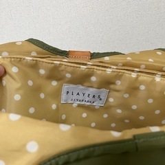 PLAYERS　大容量　バッグ　ポケット多数　カーキの画像