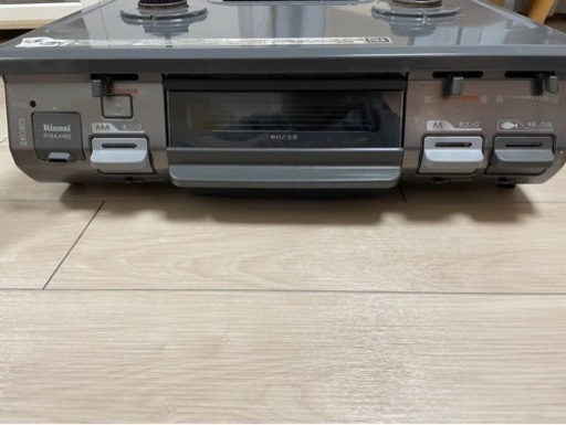 リンナイ ガスコンロ プロパンガス用 2口 グリル付き