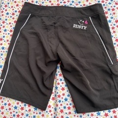 レディース　ラスティーロング丈サーフパンツの画像