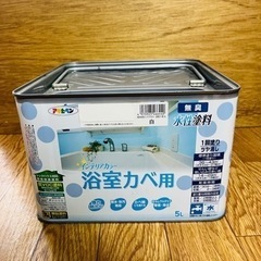 アサヒペン・浴室カベ用塗料 5L 艶消し白