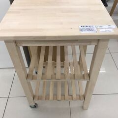 ★ジモティ割あり★ IKEA キャスター付きワゴン ナチュラルベージュ H85×D50×W58 クリーニング済み HJ2911の画像