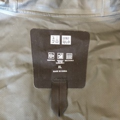 UNIQLO ブロックテックスコート　XL  ブラックの画像