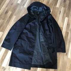 UNIQLO ブロックテックスコート　XL  ブラックの画像
