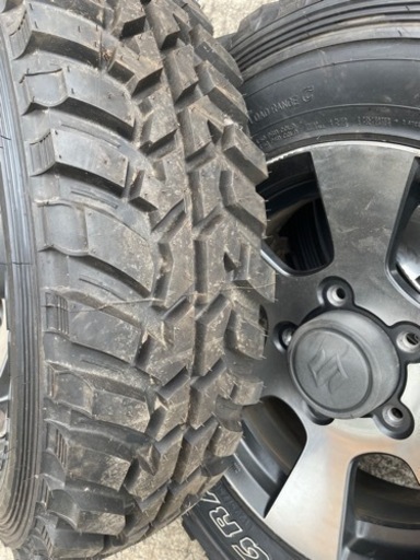 JB23 純正アルミ GRANDTREK MT2 225/75 4本 ジムニー　車のパーツ タイヤ、ホイール