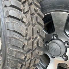 JB23 純正アルミ GRANDTREK MT2 225/75 4本 ジムニー　車のパーツ タイヤ、ホイールの画像