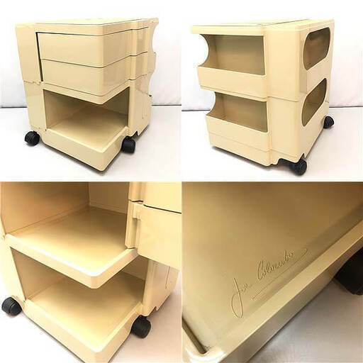 新品•未使用品 正規品　ボビーワゴン 3段6トレイ ベージュ ss6280B-LINE ボビーワゴン 2段 2トレイ ベージュ 日本限定色 ジョエ