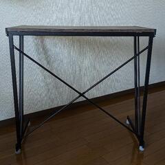 【HUGOW】折りたたみPCデスク 98×50×75cm