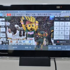 中古良品 Panasonic パナソニック VIERAプライベートビエラ 10型防水型ポータブルテレビ UN-E11S UN-10L11D 動作確認済みの画像