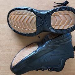 男性用カジュアルシューズ新品黒25cmの画像