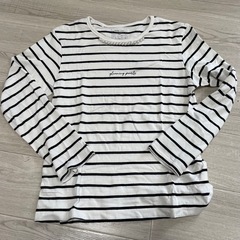GLOBALWORK　子供服 ボーダー ロンT 150 パール