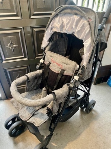 日本育児 kinderwagon DUOシティ HOP 二人乗りベビーカー