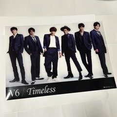 V6 Timeless 特典クリア　ポスター新星堂Ver. 限定...