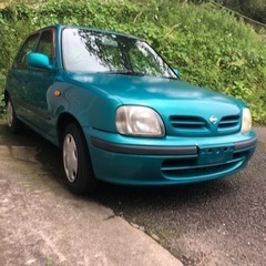 マーチ　Ｋ11  5速　抹消済　ベース車　部品取りに❗️