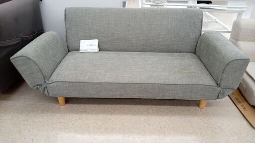 ★ジモティ割あり★  ソファー2人掛け グレー H×D×W クリーニング済み TJ5502