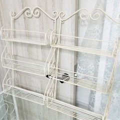 【値下げ】1台4,000→2,000【美品・希少】アイアンラック...