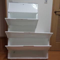 1個からどうぞ！収納ケース Nフラッテ (ホワイト) 家具 収納家具 カラーボックスの画像