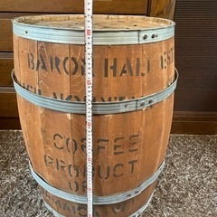 最終値下げ　コーヒー樽の画像