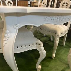 【愛品館八千代店】Y-KAGU　マノンロココ　ダイニング7点セットの画像