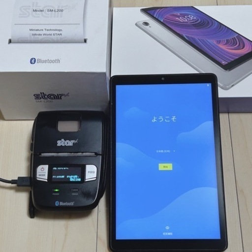 SM-L200モバイルプリンター【スター精密】&【Lenovo】セット