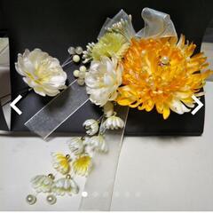 ヘアピン 髪飾り 花飾り 2点セット ① 