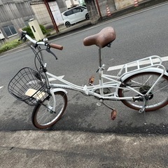 ◯折りたたみ自転車　オートライト付き◯