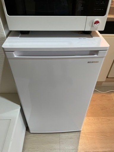 冷凍庫 備品 IRIS OHYAMA 60L ホワイトIUSD-6B-W
