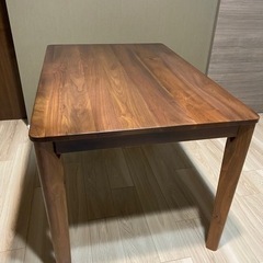 【5/17〜20受取希望(応相談)】ウォールナット ダイニングテ...