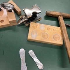 純銀スプーン残り3名！ものづくり体験　アイスクリーム　スプーン制作の画像