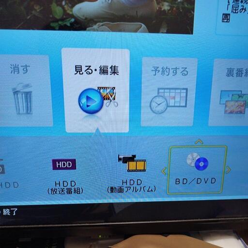 動作品 2018年製 BD-NW1200 SHARP AQUOS BDレコーダー リモコン