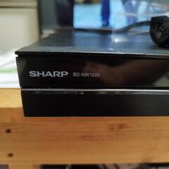 動作品 2018年製 BD-NW1200 SHARP AQUOS BDレコーダー リモコン付 HDD シャープの画像