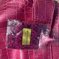 ハローキティ☆クロコダイル風ショルダーバッグ(PINK)の画像