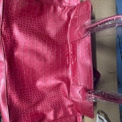 ハローキティ☆クロコダイル風ショルダーバッグ(PINK)の画像