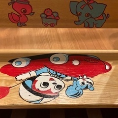 手押し車 レトロイラスト(お値下げOK)の画像
