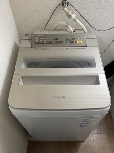 全自動洗濯機　Panasonic NA-FA80H3 8kg
