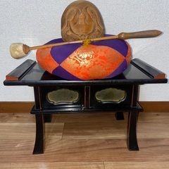 浄土真宗東本願寺派小型御仏壇・仏像・仏具・経机・大理石風仏壇台（非