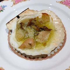 北海道産直『旬の帆立』料理宣伝チラシ配布の画像