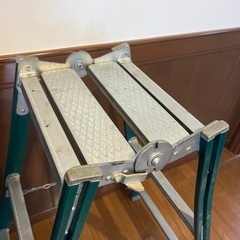 ★珍品★アンティーク★脚立★ハシゴ★さざ波脚立★梯子★はしご★の画像