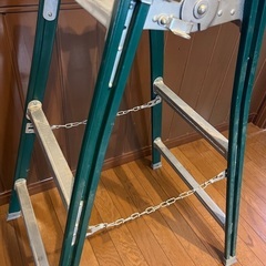★珍品★アンティーク★脚立★ハシゴ★さざ波脚立★梯子★はしご★の画像
