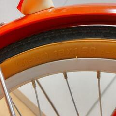 自転車  HACCI  18インチ 赤の画像