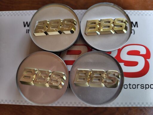 BBS センターキャップ エンブレム　美品・未使用近