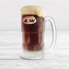 ルートビア一気大会、A&Wで！